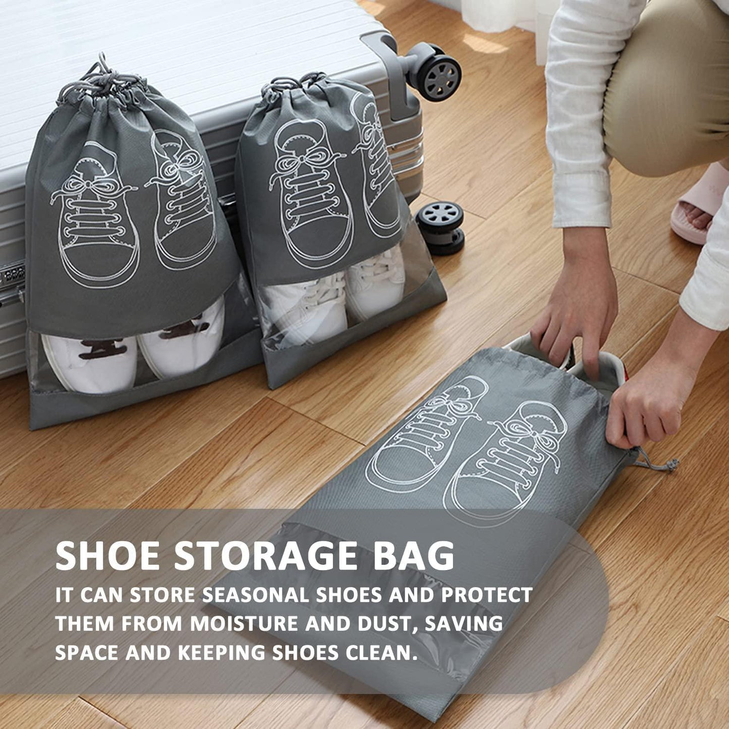 Travel Shoe Bags (Waterproof)