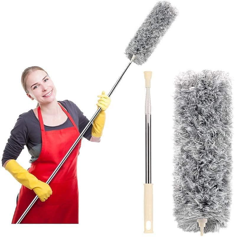 Flexible Mop Duster With 8 Ft. Long Rod