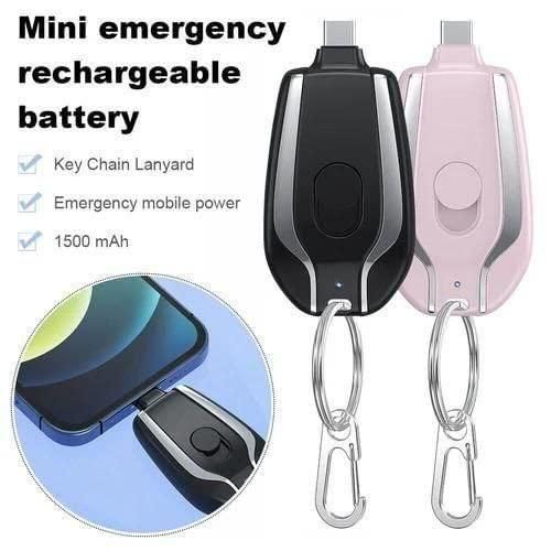 1500 mAh Mini Key Chain Power Bank