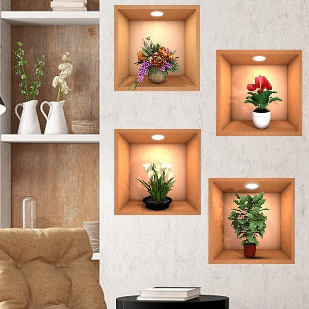 3D Premium Wall Stickers ( Pack Of 4 Stickers )